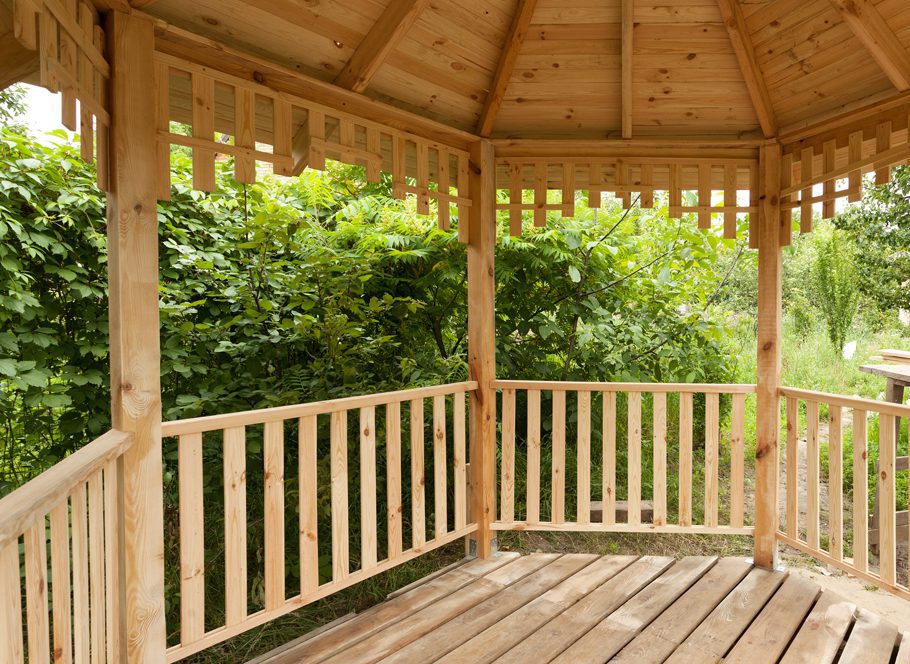 A K Construction | Lake Toxaway, NC | gazebo surrounded by trees